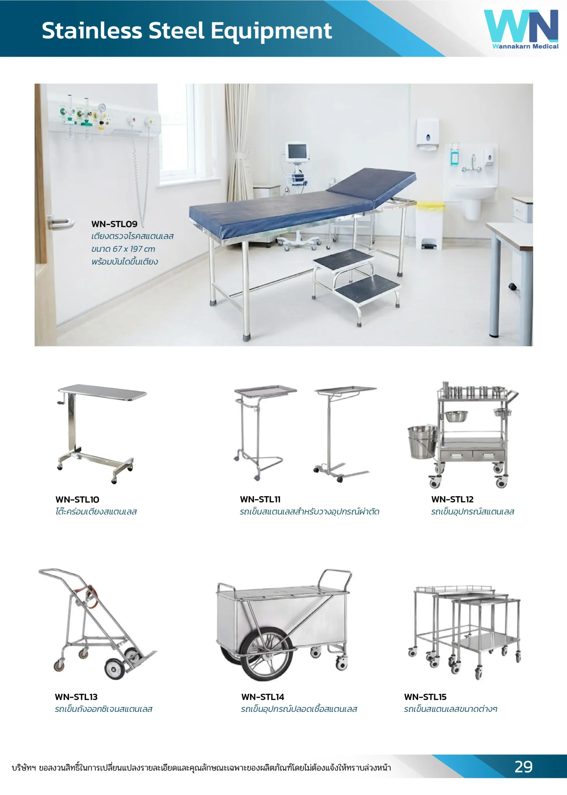 Catalog WN Stainless รายการอุปกรณ์สแตนเลสหน้า 2